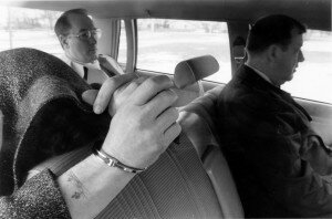 Dennis Monaghan under arrest