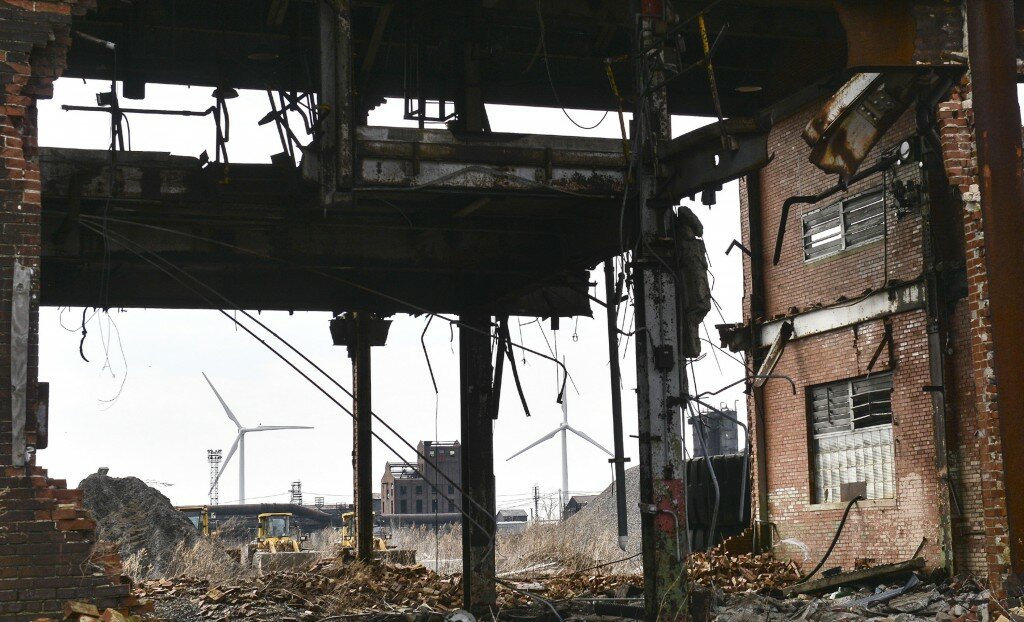 The Lackawwanna Steel Company sat 10 km outside Buffalo but ceased steel production in 1982. Now the brown fields around the former plant boast wind turbines as the area overcomes the loss of steel, one project at a time. John Rennison, Hamilton Spectator 