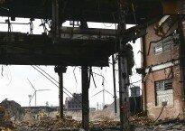 The Lackawwanna Steel Company sat 10 km outside Buffalo but ceased steel production in 1982. Now the brown fields around the former plant boast wind turbines as the area overcomes the loss of steel, one project at a time. John Rennison, Hamilton Spectator